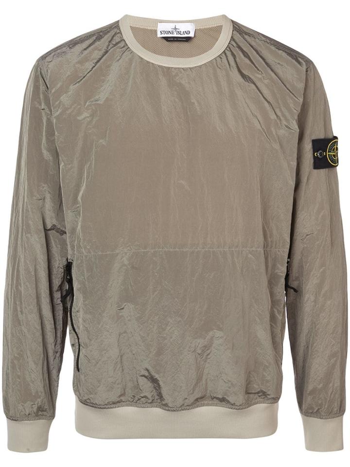 Stone Island Zipped Pockets Sweatshirt - Neutrals