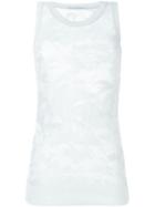 Ermanno Scervino Knitted Jacquard Top, Women's, Size: 42, White, Viscose/polyester/polyamide