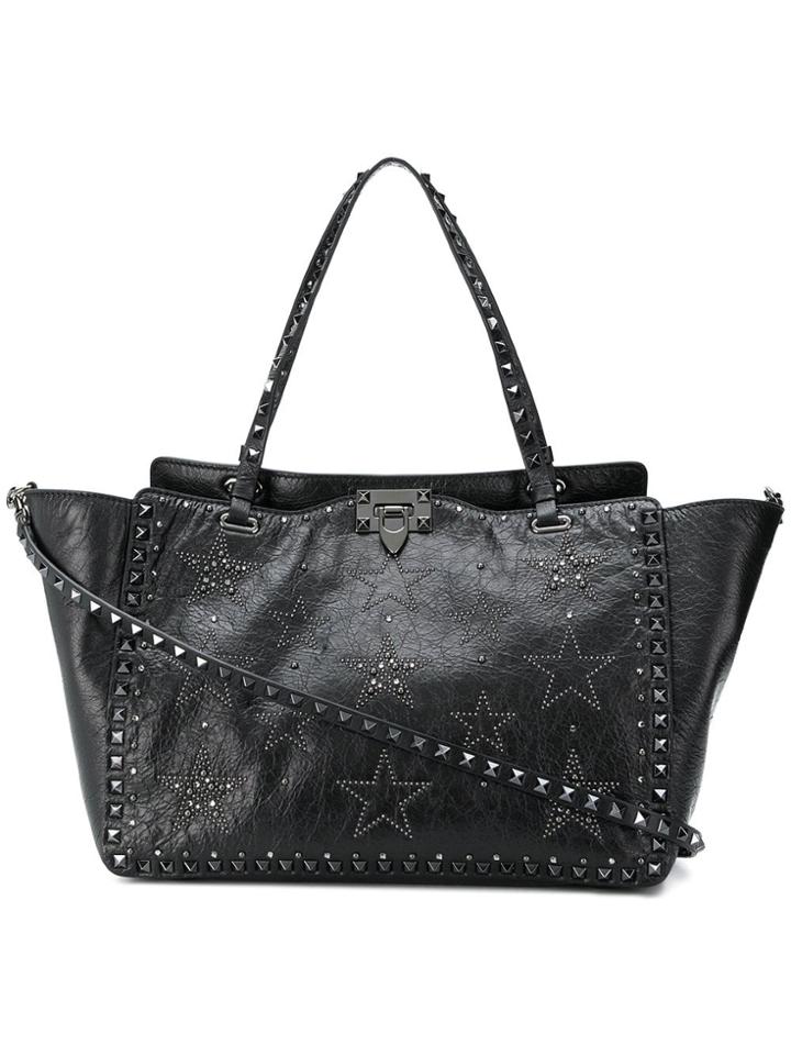 Valentino Valentino Garavani Rockstud Tote Bag - Black