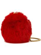 Oscar De La Renta Billiard Clutch Bag - Red