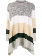 Missoni Colour Block Cape - Neutrals
