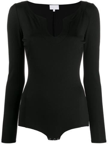 Noon By Noor Alameda Fitted Bodysuit - Black