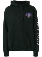 Rta Logo Patch Hooded Sweatshirt - Black