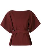 Mm6 Maison Margiela Cross Strap Micro Check Top - Brown