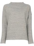 Bellerose Ribbed Knit Sweater - Grey