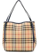 Burberry Check Tote Bag