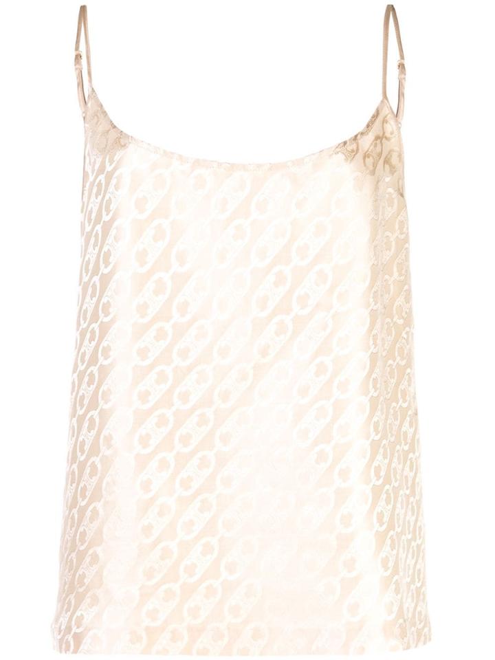 Kiki De Montparnasse Logomania Camisole - Neutrals