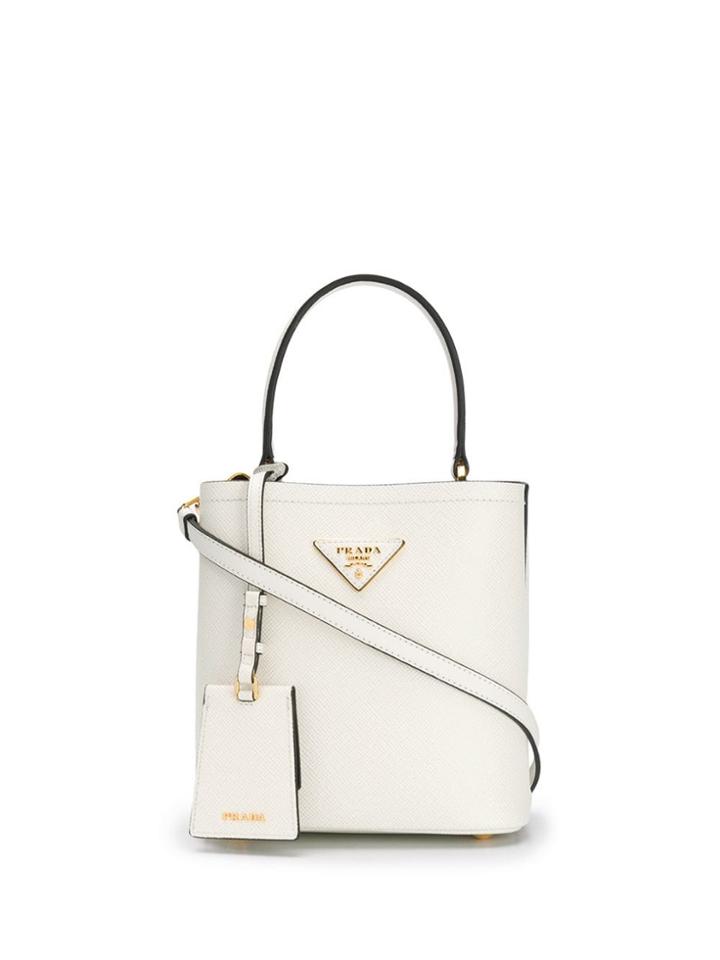 Prada Mini Bucket Bag - White