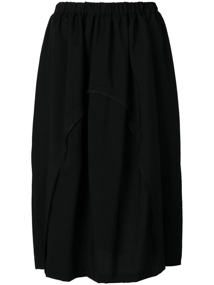 Comme Des Garçons Comme Des Garçons Elasticated Waist Skirt - Black