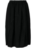 Comme Des Garçons Comme Des Garçons Elasticated Waist Skirt - Black
