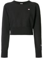 Champion Cropped Sweatshirt - Black