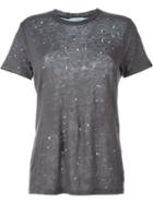 Iro Distressed T-shirt, Women's, Size: Medium, Grey, Linen/flax