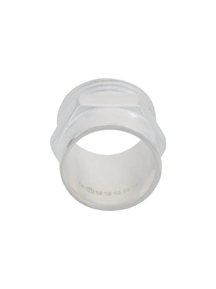 Maison Margiela Nut Bolt Detail Ring - Grey