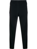 Giorgio Armani Elastic Waist Track Pants - Blue