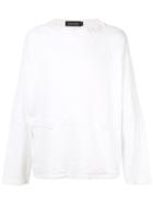 Craig Green Crumpled Effect Sweatshirt - White