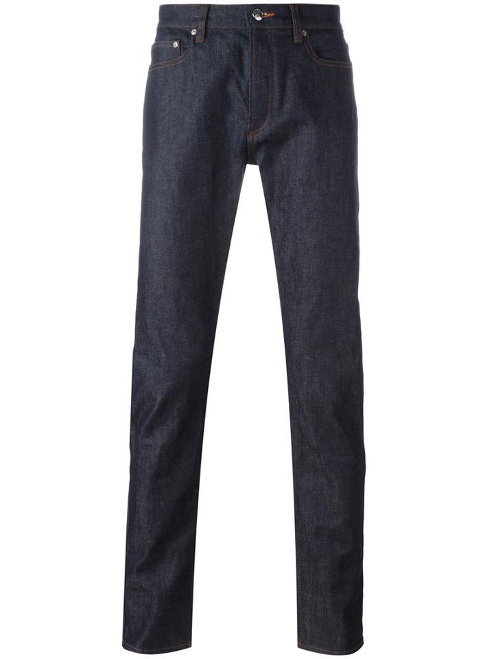 Paul Smith Skinny Jeans, Men's, Size: 32, Blue, Cotton/polyurethane