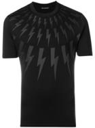 Neil Barrett Bolt Print T-shirt - Black