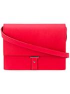 Pb 0110 - Flap Crossbody Bag - Women - Calf Leather - One Size, Red, Calf Leather