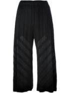 Pleats Please By Issey Miyake Pleated Culottes, Women's, Size: 3, Black, Polyester