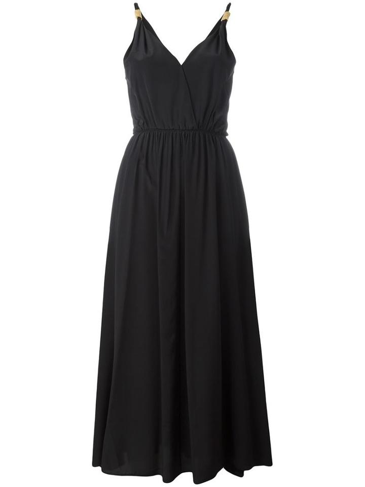 Forte Forte V-neck Mid Dress, Women's, Size: I, Black, Silk