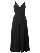Forte Forte V-neck Mid Dress, Women's, Size: I, Black, Silk
