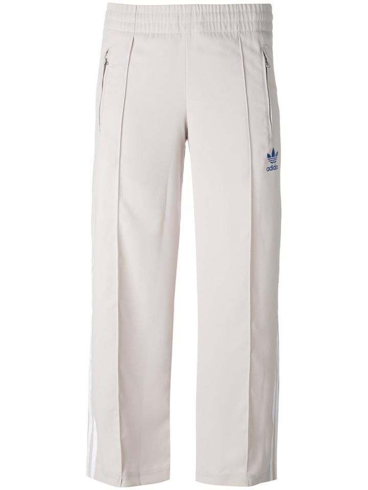 Adidas Cropped Joggeres, Women's, Size: 38, Nude/neutrals, Polyester