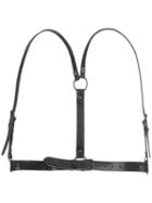 Rundholz Harness Belt, Women's, Size: Small, Black, Calf Leather