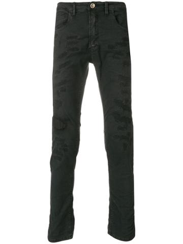 Poème Bohémien Distressed Jeans - Black