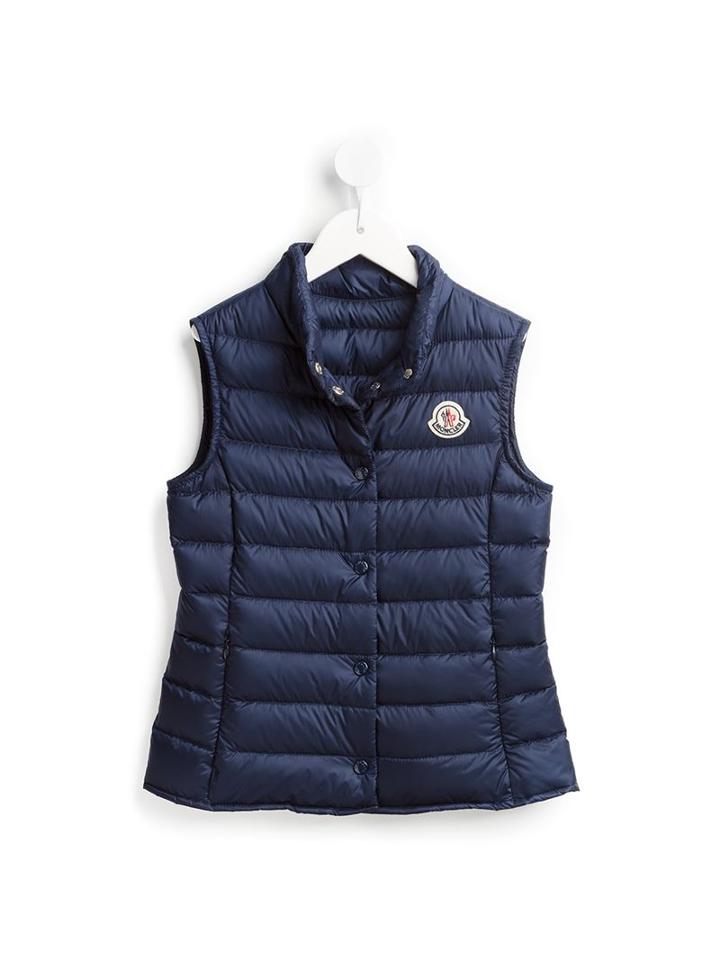 Moncler Kids 'liane' Padded Gilet, Girl's, Size: 10 Yrs, Blue