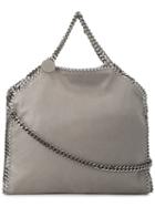 Stella Mccartney - Falabella Shoulder Bag - Women - Polyester/brass - One Size, Grey, Polyester/brass