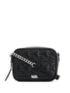 Karl Lagerfeld K/kuilted Studs Camera Bag - Black