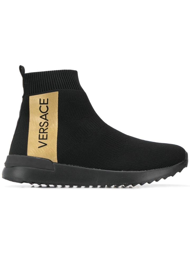 Versace Jeans Sock Sneakers - Black