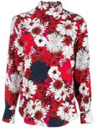 Cédric Charlier Floral-print Top - Red