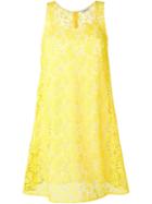 P.a.r.o.s.h. Macramé Lace Dress, Women's, Size: Large, Yellow/orange, Polyester/cotton