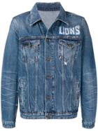 Kent & Curwen Lions Denim Jacket - Blue