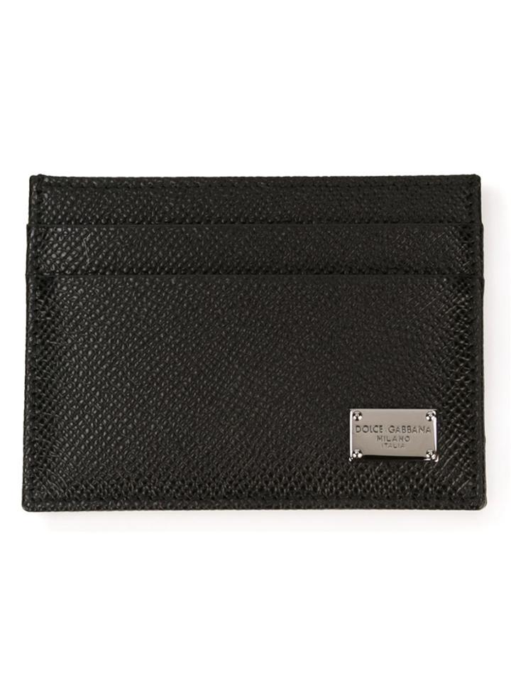 Dolce & Gabbana 'dauphine' Card Holder - Black