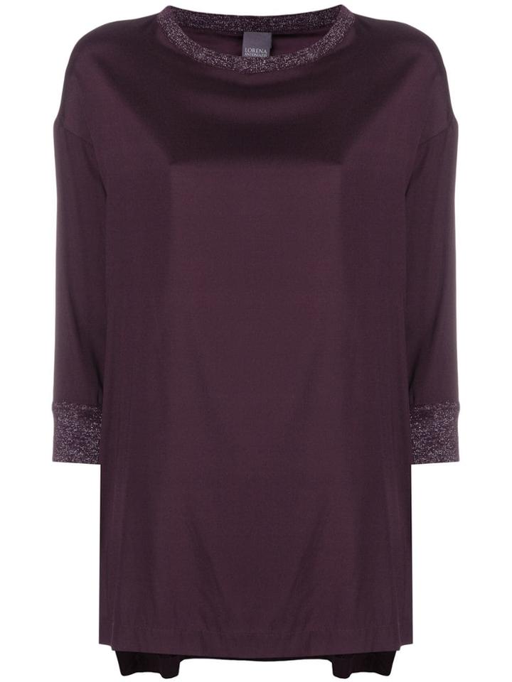 Lorena Antoniazzi Loose Blouse - Pink & Purple