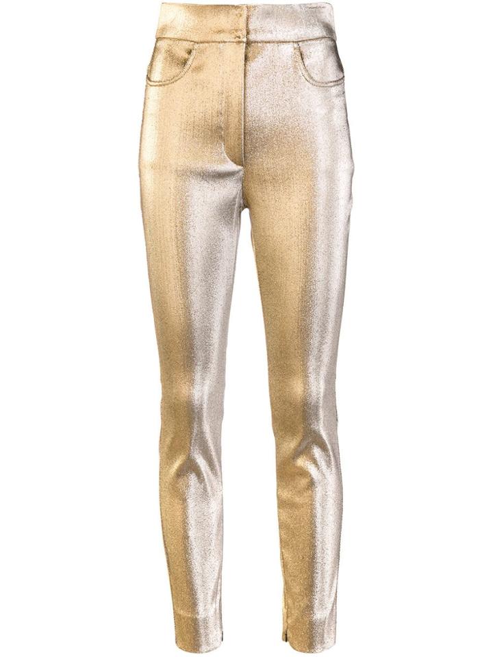 Dolce & Gabbana Skinny Trousers - Gold