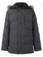 Canada Goose 'carson' Parka Coat, Men's, Size: Small, Grey, Polyester/cotton/nylon/coyote Fur