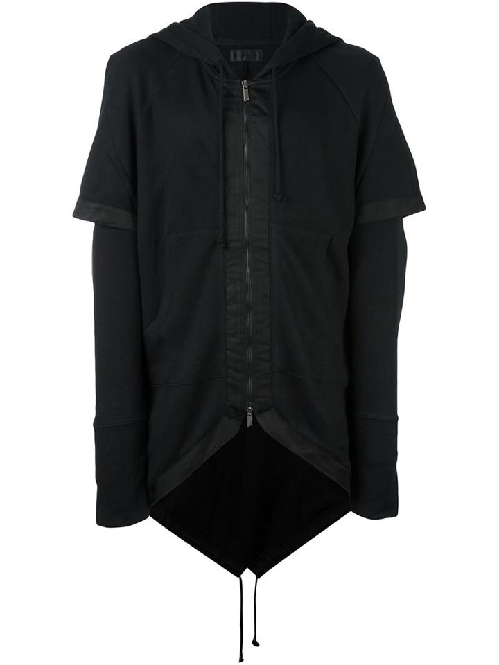 D.gnak Layered Fish Tail Hoodie