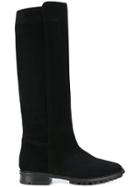 L'autre Chose Panelled Mid-length Boots - Black