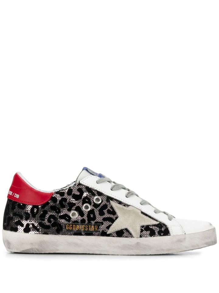 Golden Goose Superstar Leopard Print Sneakers - Neutrals