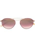 Garrett Leight Innes Sunglasses - Pink & Purple
