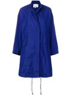 3.1 Phillip Lim Drawstring Zip Up Coat - Blue