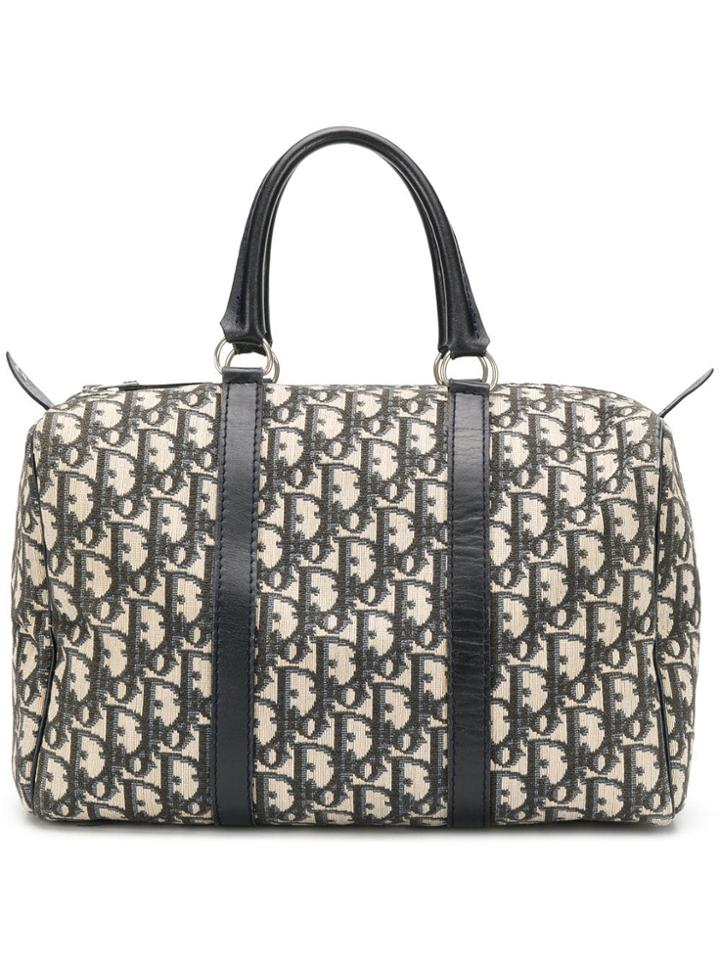 Christian Dior Vintage Top Handles Patterned Bag - Neutrals