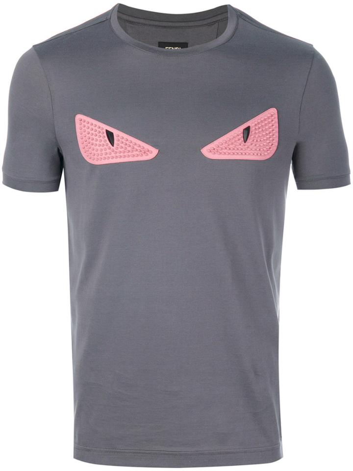 Fendi Bag Bugs T-shirt - Grey