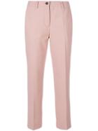 Miu Miu Cropped Trousers - Pink & Purple