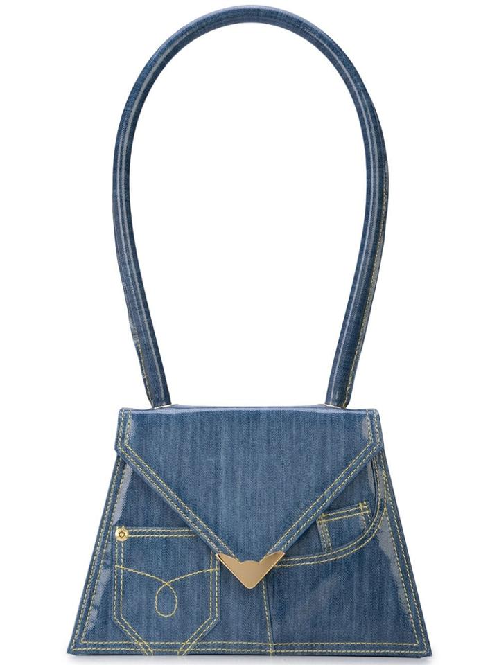 Amélie Pichard Flat Denim Bag - Blue