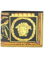 Versace Medusa Print Wallet - Black