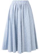 Maison Kitsuné - Estelle Skirt - Women - Cotton - Xs, Blue, Cotton